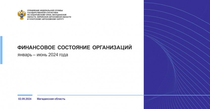 Финансовое состояние организаций Магаданской области в январе - июне 2024 года